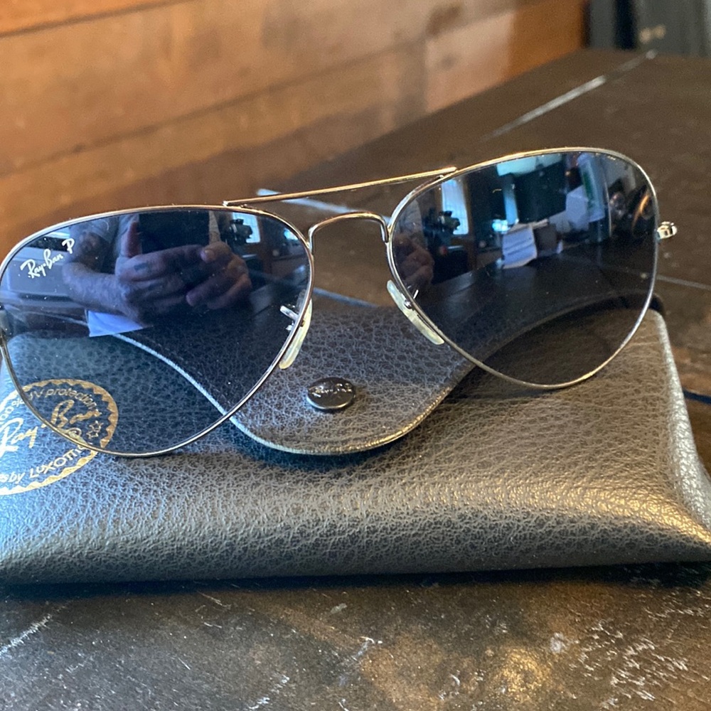 Ray ban aviator glasses